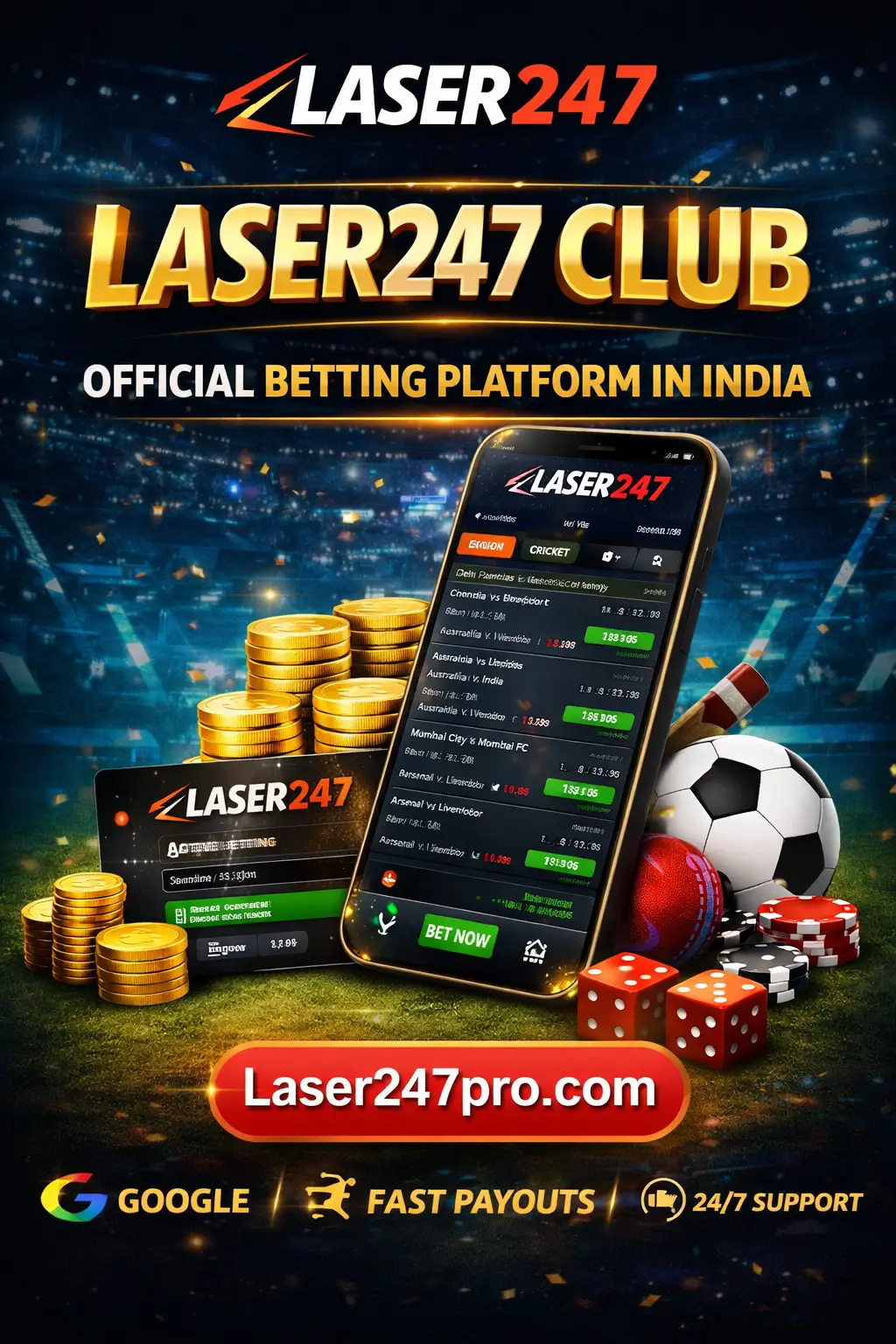 Laser247 Club – Play Online Betting & Casino